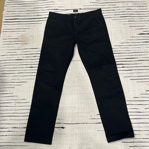 Black Slim Straight JCREW pants